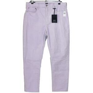 GAP High Rise Cigarette Cords Secret Smoothing Purple 32 NWT